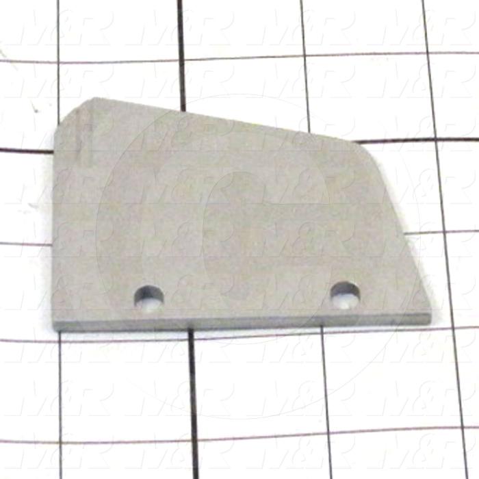 Fabricated Parts, Inside Plate, 2.44 in. Length, 2.93 in. Width, 0.13 in. Thickness, Right Side