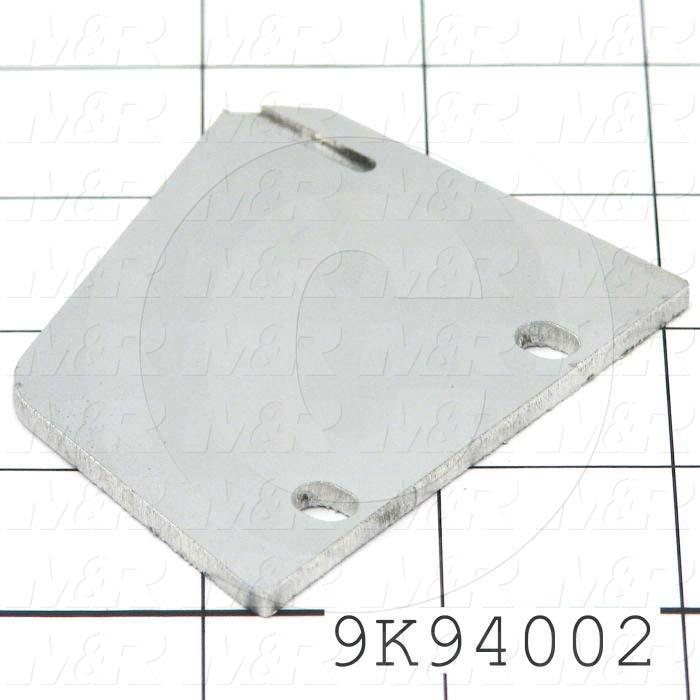 Fabricated Parts, Inside Plate, 2.44 in. Length, 2.93 in. Width, 0.13 in. Thickness, Right Side