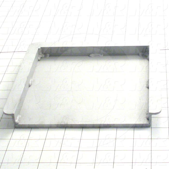 Fabricated Parts, Jacket Hold Down Pallet 8 in. X 8 in., 9.25 in. Length, 8.63 in. Width, 1.75 in. Height