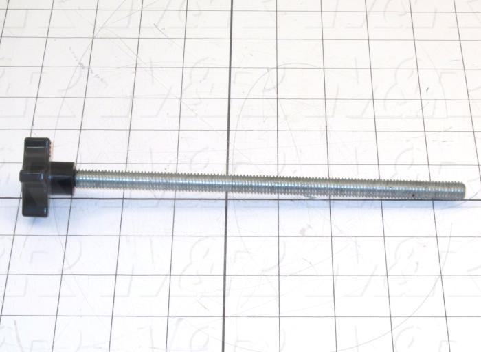Fabricated Parts, Knob Assembly 3/8-16 X 7.50" Stud, 8.44 in. Length, 1.31 in. Diameter