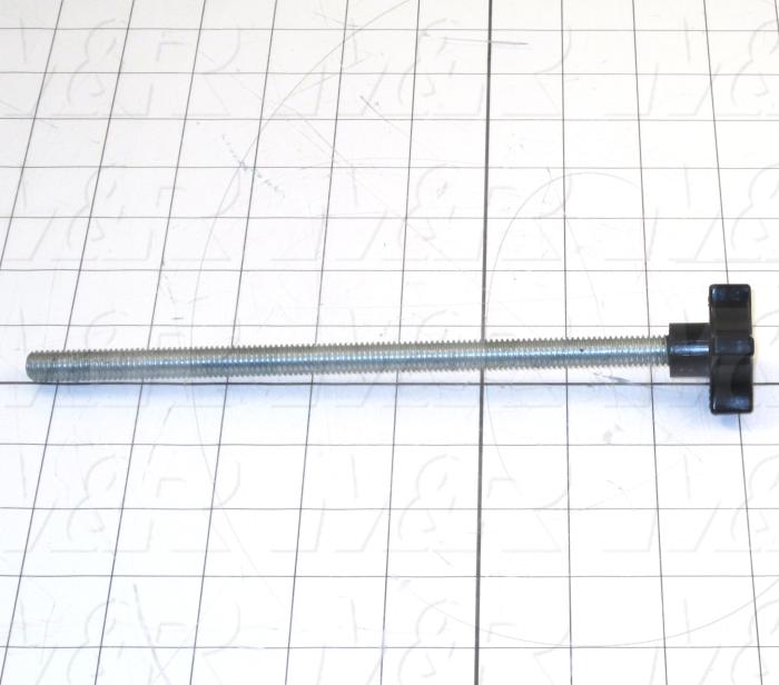 Fabricated Parts, Knob Assembly 3/8-16 X 7.50" Stud, 8.44 in. Length, 1.31 in. Diameter