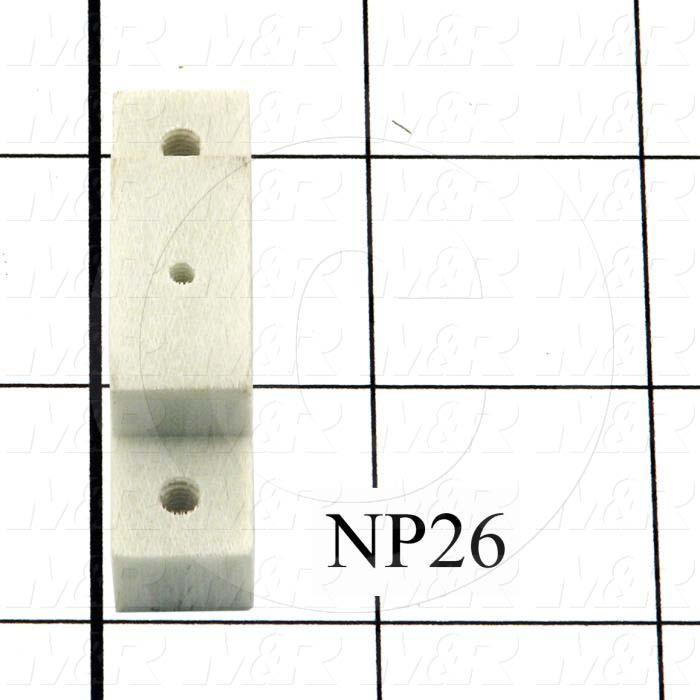 Fabricated Parts, Lamp Holder Bracket, 2.00 in. Length, 0.50 in. Width, 0.69 in. Height