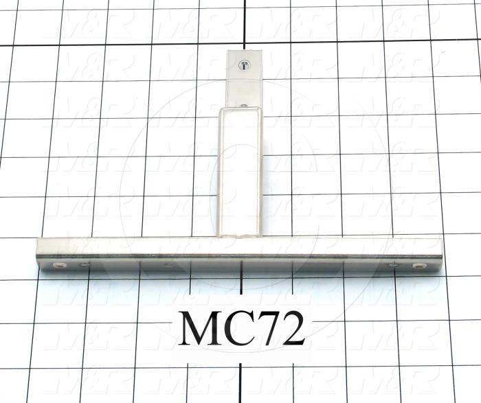 Fabricated Parts, Lamp Holder Bracket Weldment, 5.14 in. Length, 7.88 in. Width, 0.65 in. Height, Used In Shutter Housing Assembly
