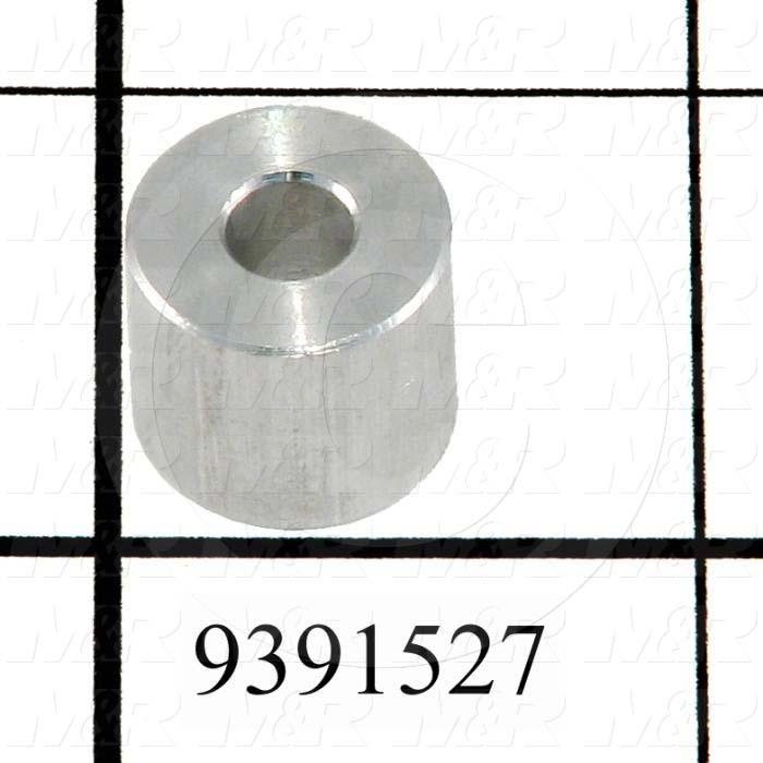 Fabricated Parts, Lamp Mounting Spacer, 0.44 in. Length, 0.50 in. Diameter