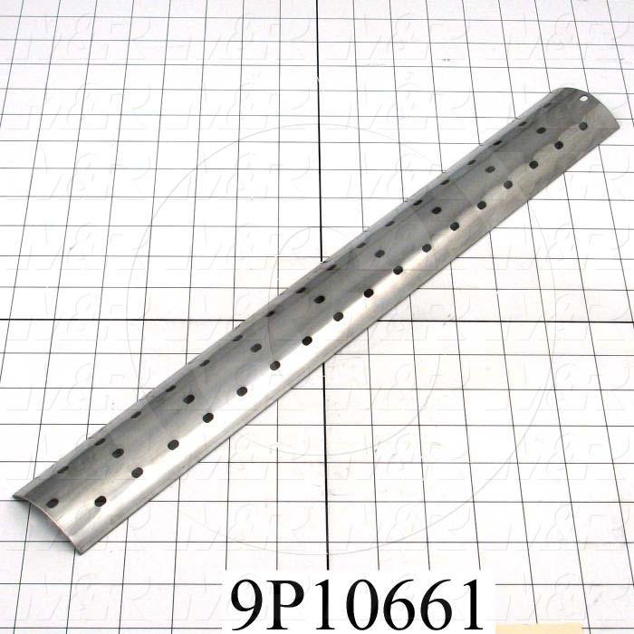 Fabricated Parts, Lamp Reflective Mirror, 18.00 in. Length, 2.34 in. Width, 0.45 in. Height