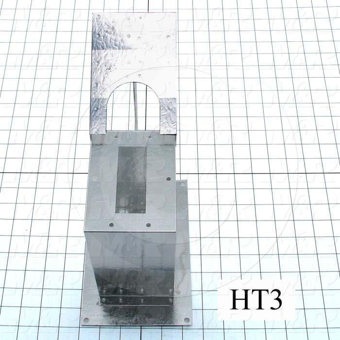 Fabricated Parts, Lamp Support Bracket, 11.25 in. Length, 5.38 in. Width, 9.75 in. Height