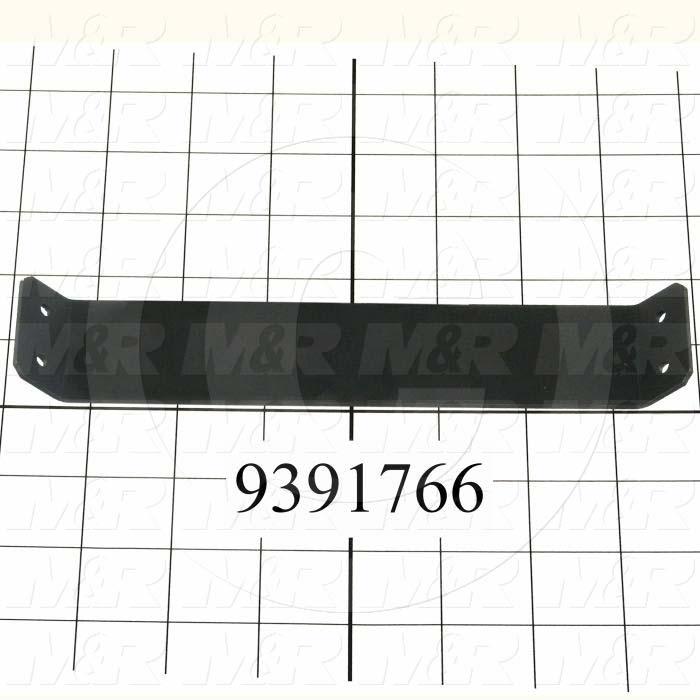 Fabricated Parts, Lamp Wing Reinforc. Bracket, 7.78 in. Length, 1.50 in. Width, 0.55 in. Height, 14 GA Thickness