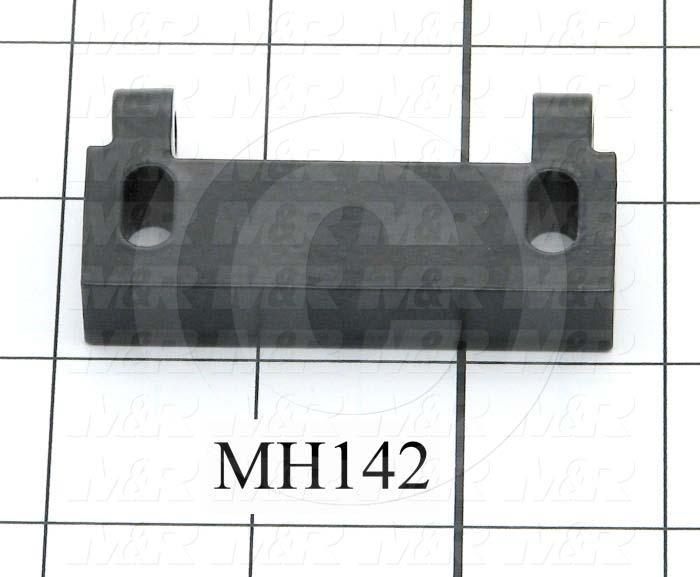 Fabricated Parts, Latch Female Pivot, 2.63 in. Length, 0.50 in. Width, 1.38 in. Height, Black Finish