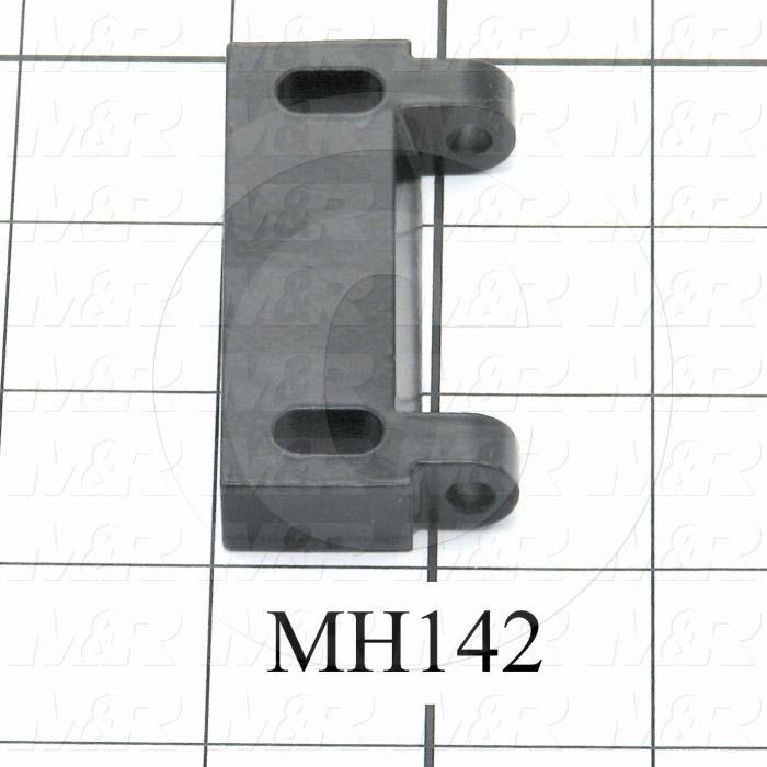 Fabricated Parts, Latch Female Pivot, 2.63 in. Length, 0.50 in. Width, 1.38 in. Height, Black Finish