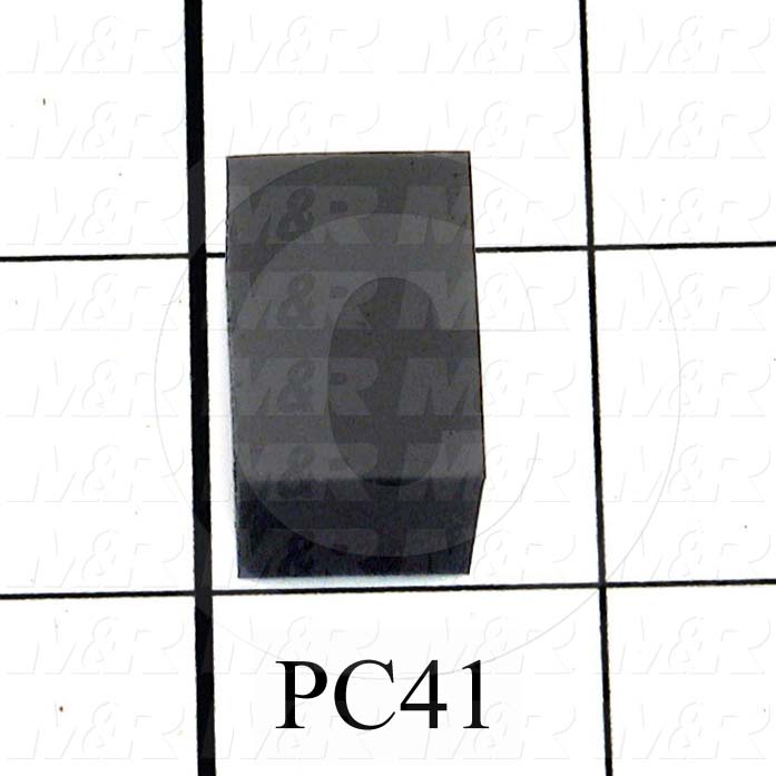Fabricated Parts, Latch Pad, 1.00 in. Length, 0.63 in. Width, 0.50 in. Height