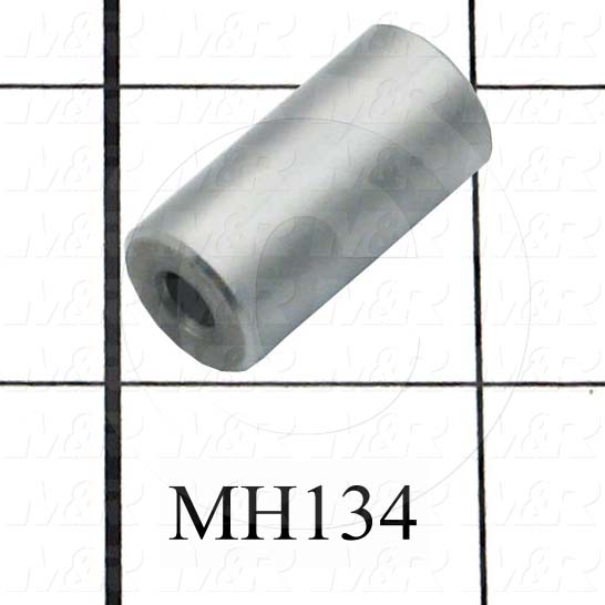 Fabricated Parts, Latch Roller Axle, 1.00 in. Length, 0.50 in. Diameter, Hard Chromium Finish