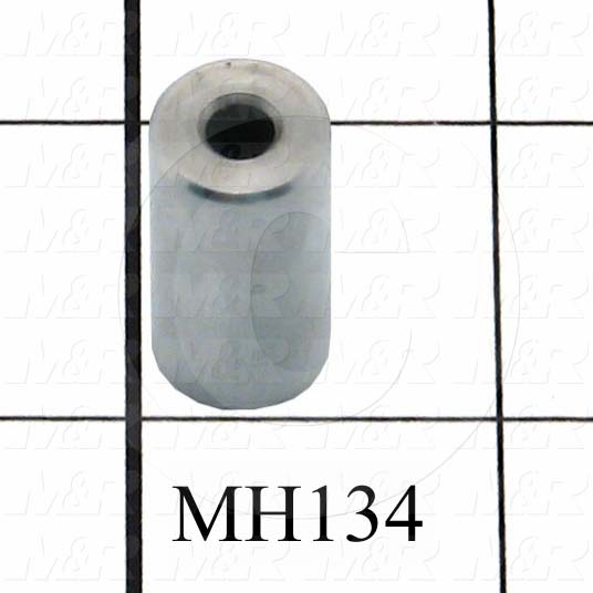 Fabricated Parts, Latch Roller Axle, 1.00 in. Length, 0.50 in. Diameter, Hard Chromium Finish