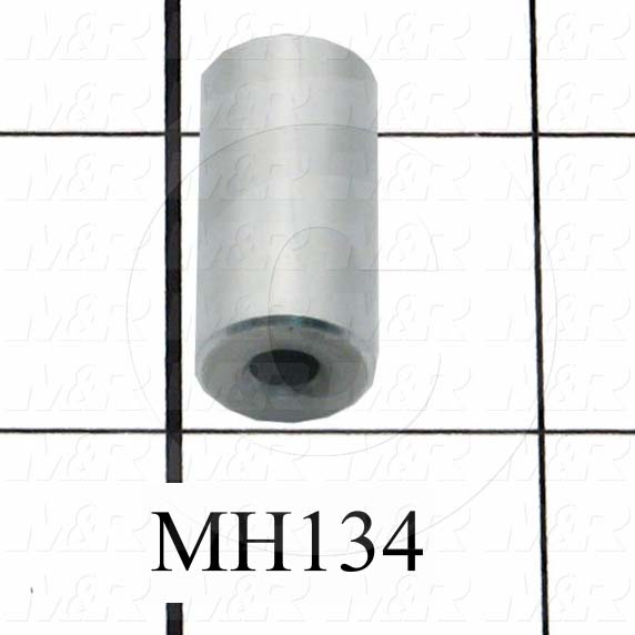 Fabricated Parts, Latch Roller Axle, 1.00 in. Length, 0.50 in. Diameter, Hard Chromium Finish