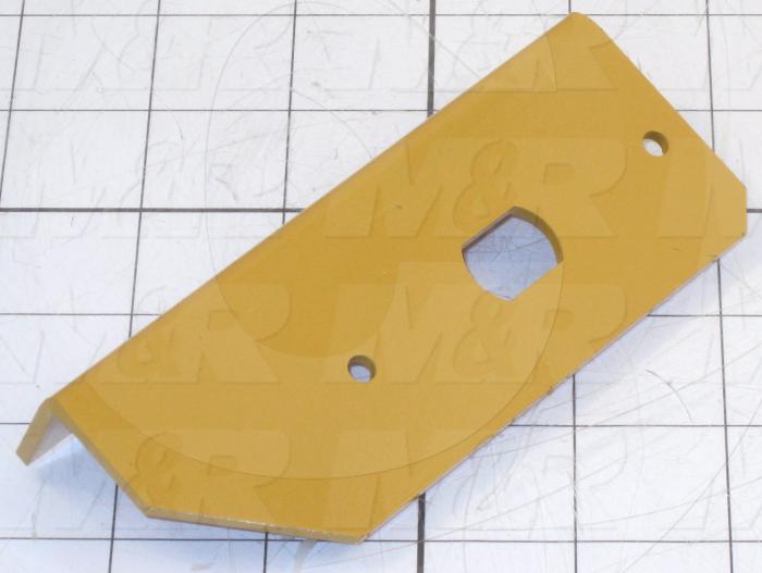 Fabricated Parts, Left Optical Bracket, 5.00 in. Length, 2.00 in. Width, 1.00 in. Height, 11 GA Thickness