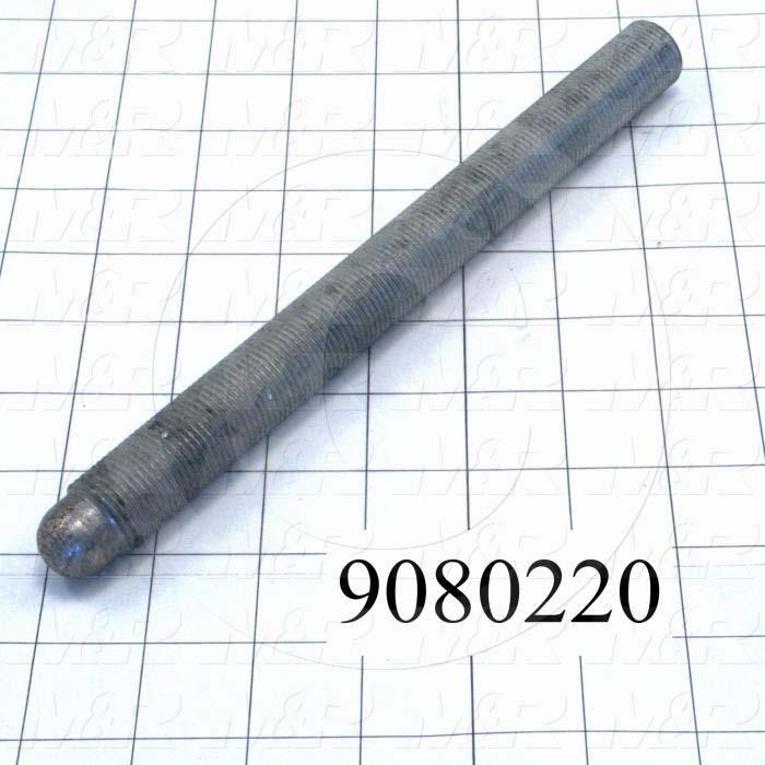 Fabricated Parts, Leveling Bolt, 9.50 in. Length, 7/8-14 Thread Size