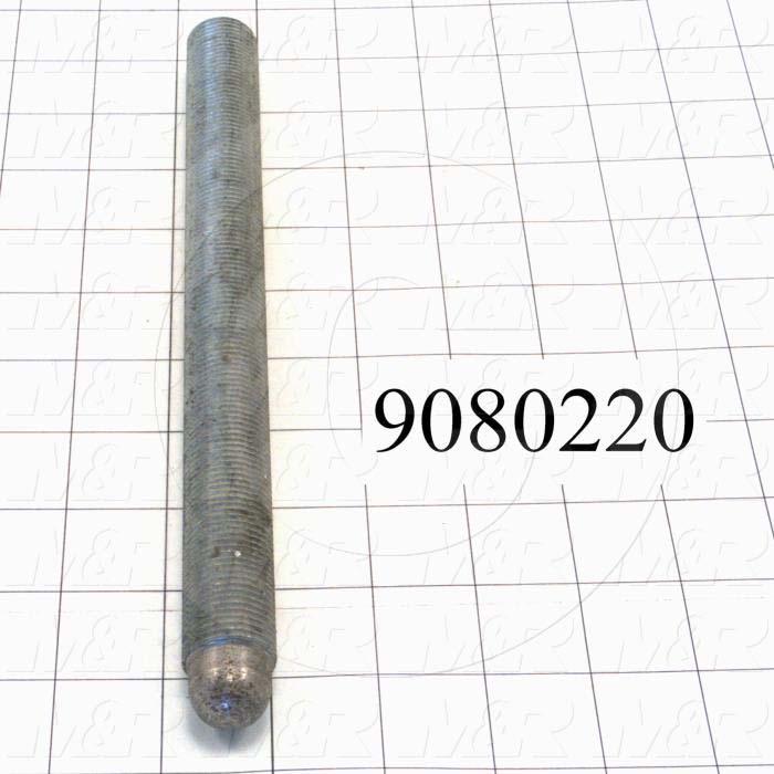 Fabricated Parts, Leveling Bolt, 9.50 in. Length, 7/8-14 Thread Size