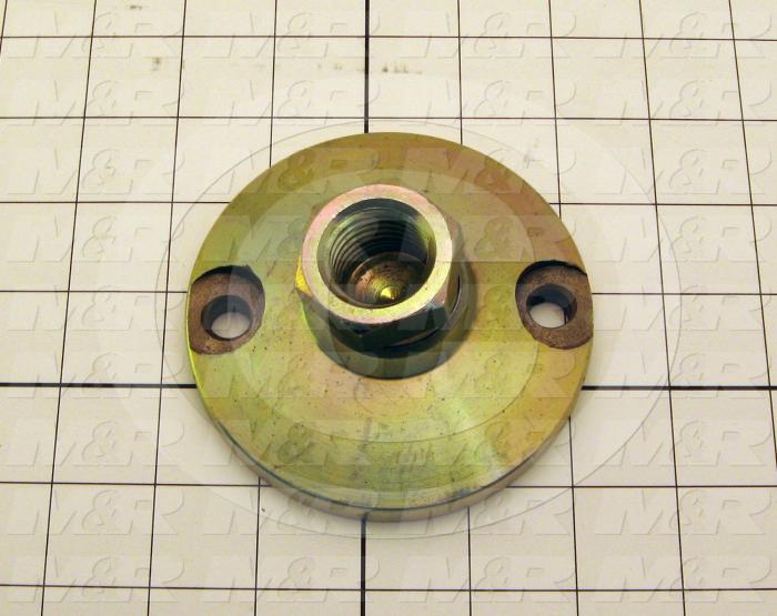 Fabricated Parts, Leveling Pad-Machined, 1.88 in. Length, 4.00 in. Diameter