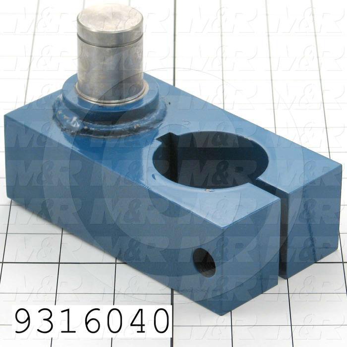 Fabricated Parts, Lift Crank Weldment, 10.00 in. Length, 3.00 in. Width, 3.60 in. Height