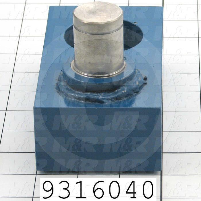 Fabricated Parts, Lift Crank Weldment, 10.00 in. Length, 3.00 in. Width, 3.60 in. Height