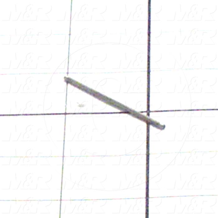 Fabricated Parts, Lift Pin, 1.75 in. Length, 0.63 in. Diameter