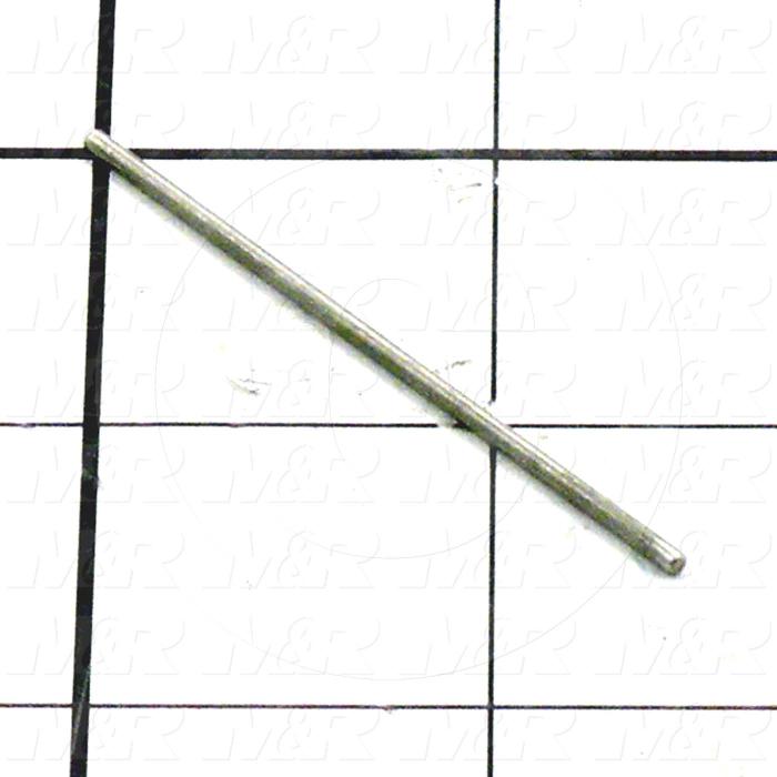 Fabricated Parts, Lift Pin, 2.00 in. Length, 0.06 in. Diameter