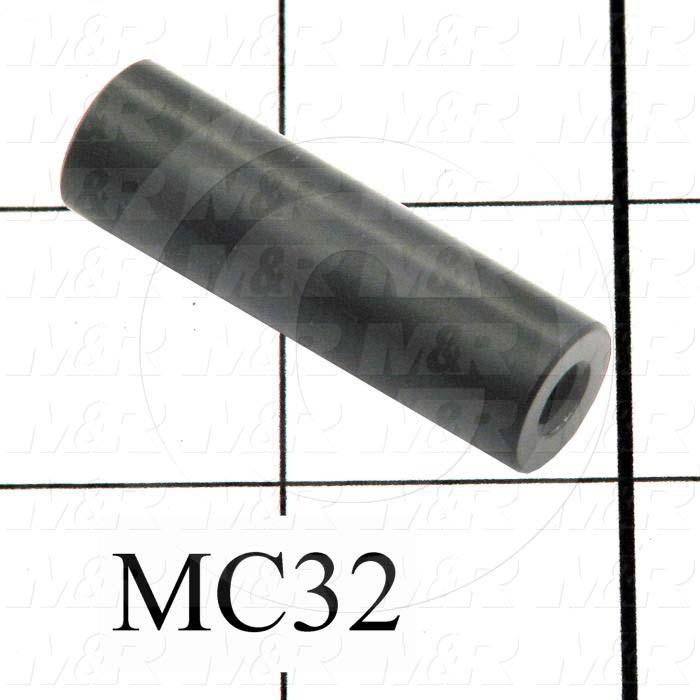 Fabricated Parts, Light Baffle Support, 1.63 in. Length, 0.50 in. Diameter, 1/4-20 Thread Size