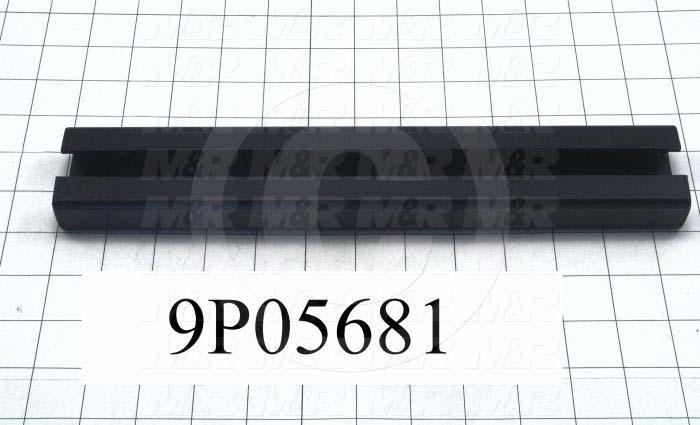 Fabricated Parts, Linear Bearing Rail, 12.50 in. Length, 2.00 in. Width, 1.00 in. Height