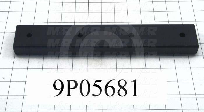Fabricated Parts, Linear Bearing Rail, 12.50 in. Length, 2.00 in. Width, 1.00 in. Height