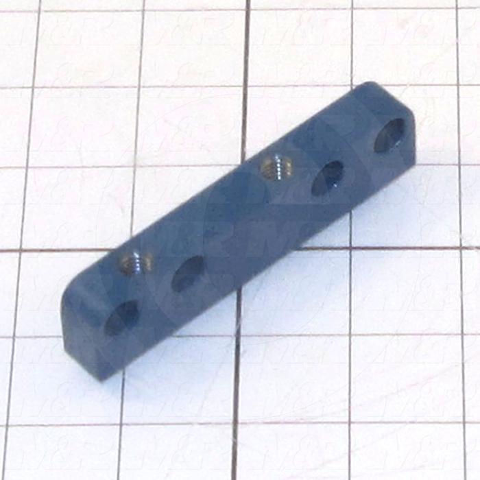 Fabricated Parts, Linear Bearing Support 3.75" P, 3.75 in. Length, 0.87 in. Width, 0.50 in. Thickness