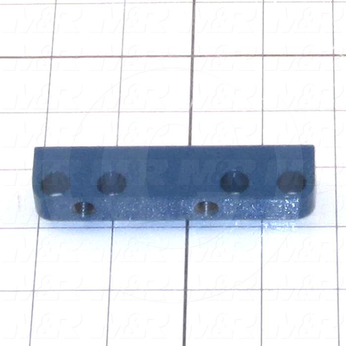 Fabricated Parts, Linear Bearing Support 3.75" P, 3.75 in. Length, 0.87 in. Width, 0.50 in. Thickness