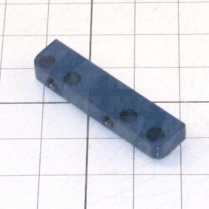 Fabricated Parts, Linear Bearing Support 3.75" P, 3.75 in. Length, 0.87 in. Width, 0.50 in. Thickness