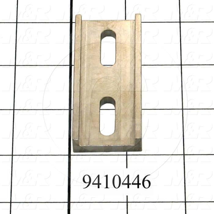 Fabricated Parts, Linking Bracket, 3.00 in. Length, 1.25 in. Width, 0.38 in. Height
