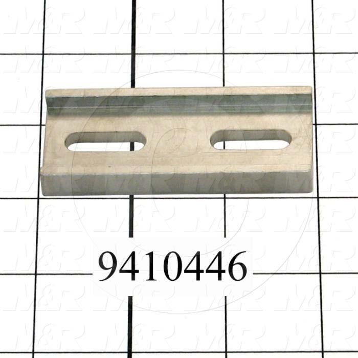 Fabricated Parts, Linking Bracket, 3.00 in. Length, 1.25 in. Width, 0.38 in. Height