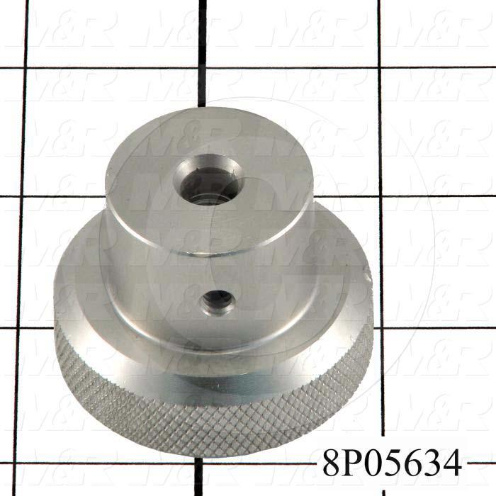 Fabricated Parts, Locating Pin Knob, 1.38 in. Length, 1.75 in. Diameter