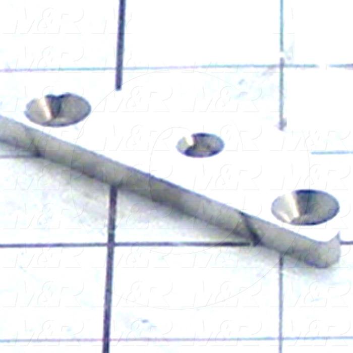 Fabricated Parts, Location Plate Universal, 2.50 in. Length, 0.88 in. Width, 0.19 in. Thickness