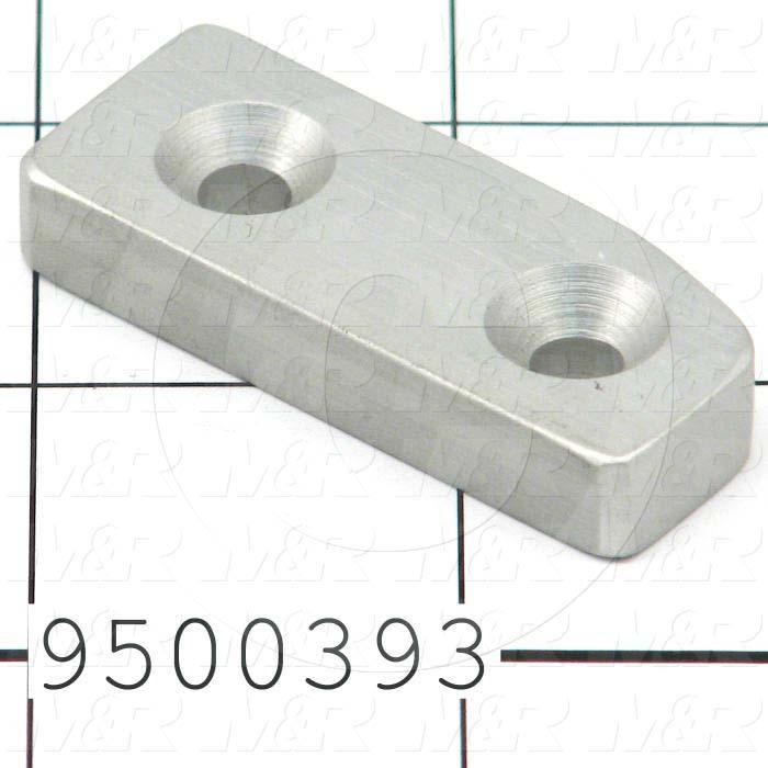 Fabricated Parts, Locator, 1.84 in. Length, 0.75 in. Width, 0.31 in. Thickness, Left Side