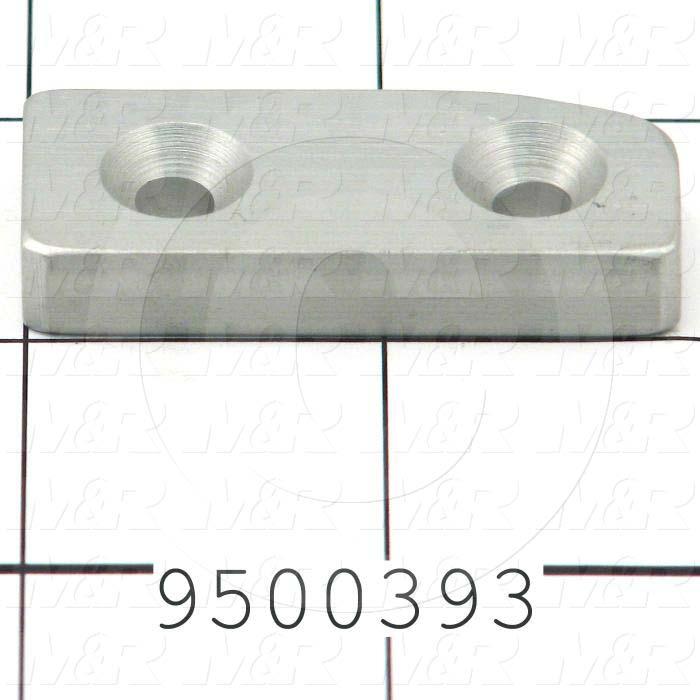 Fabricated Parts, Locator, 1.84 in. Length, 0.75 in. Width, 0.31 in. Thickness, Left Side