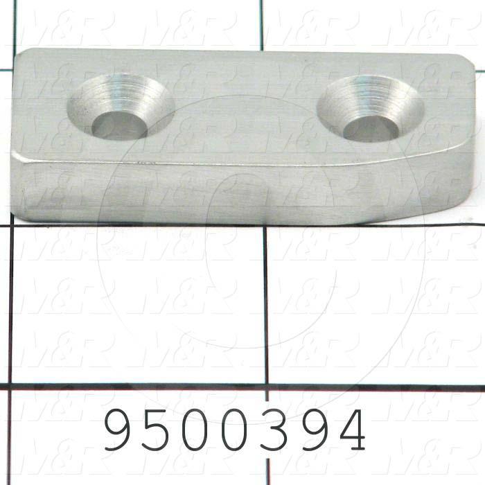 Fabricated Parts, Locator, 1.84 in. Length, 0.75 in. Width, 0.38 in. Thickness, Right Side