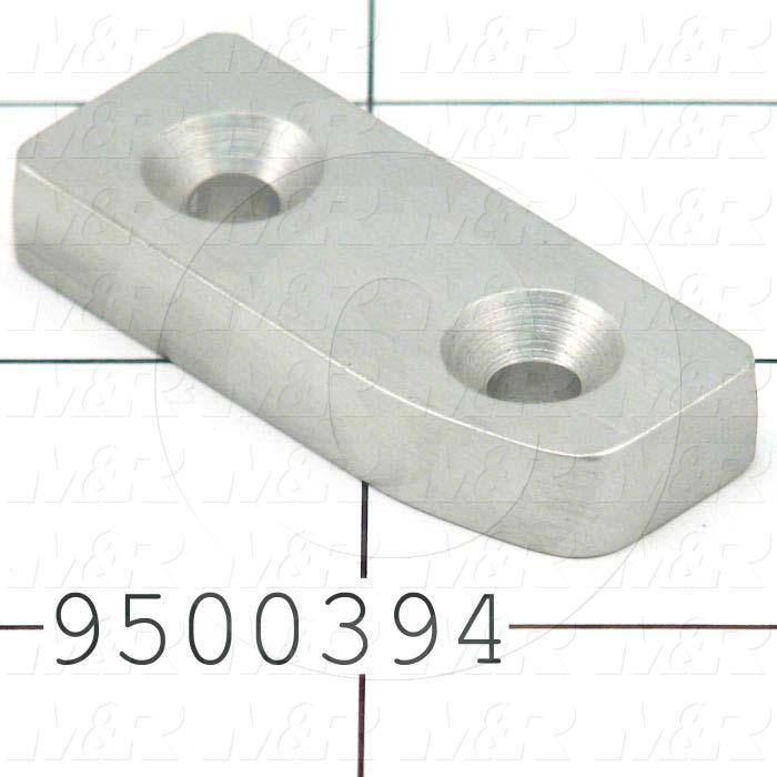 Fabricated Parts, Locator, 1.84 in. Length, 0.75 in. Width, 0.38 in. Thickness, Right Side