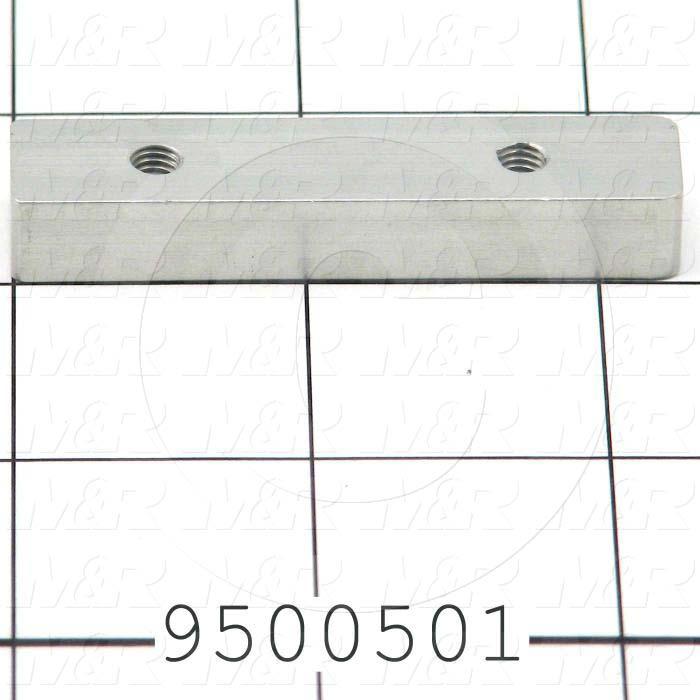 Fabricated Parts, Locator, 2.30 in. Length, 0.50 in. Width, 0.35 in. Height