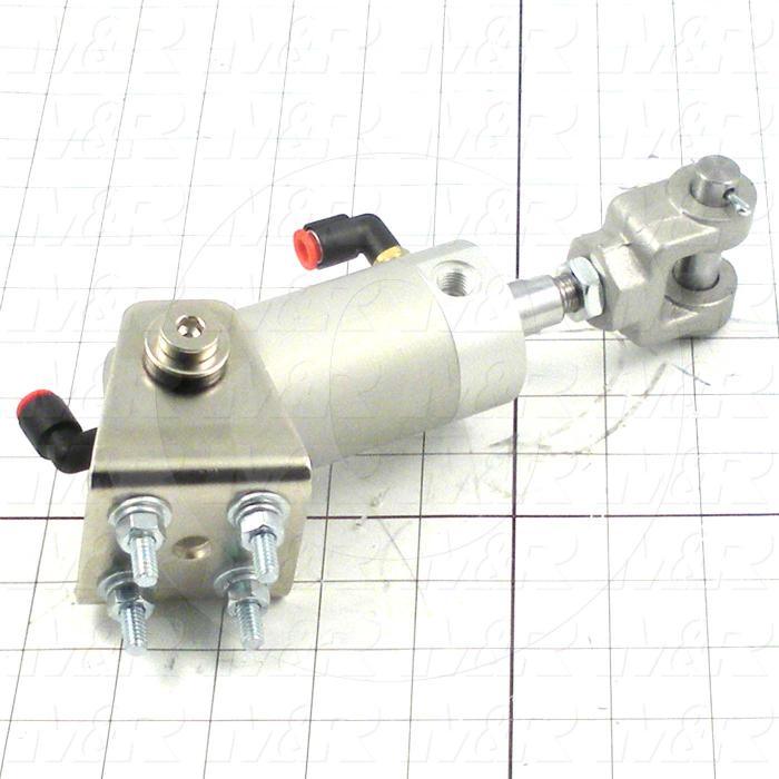 Fabricated Parts, Locator Cylinder Assembly, 8.42 in. Length, 3.10 in. Width, 4.20 in. Height