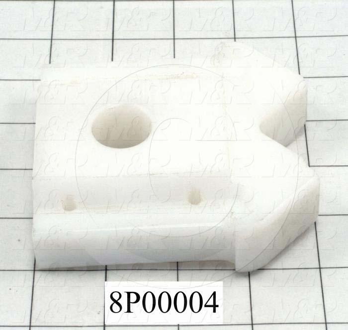 Fabricated Parts, Locator Plate, 4.00 in. Length, 3.63 in. Width, 1.00 in. Thickness