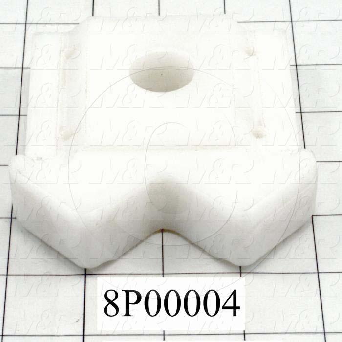 Fabricated Parts, Locator Plate, 4.00 in. Length, 3.63 in. Width, 1.00 in. Thickness