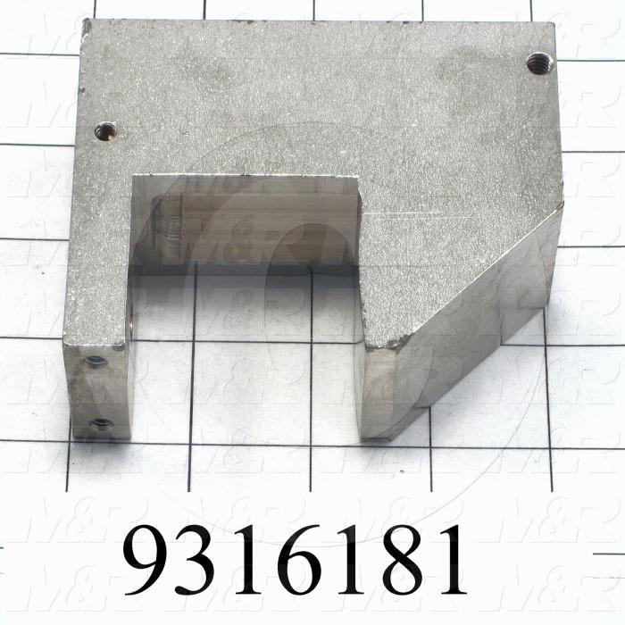 Fabricated Parts, Lock Clamp Machined, 3.25 in. Length, 1.50 in. Width, 4.00 in. Height