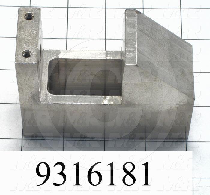 Fabricated Parts, Lock Clamp Machined, 3.25 in. Length, 1.50 in. Width, 4.00 in. Height