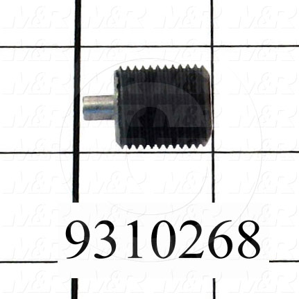 Fabricated Parts, Lock Clamp Screw, 0.98 in. Length, 5/8-18 Thread Size