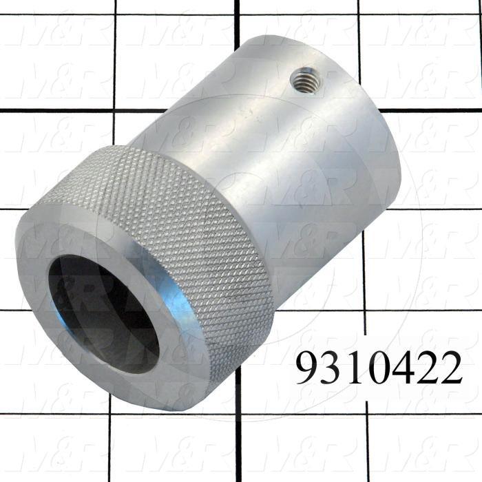 Fabricated Parts, Lock Knob, 2.63 in. Length, 2.00 in. Diameter