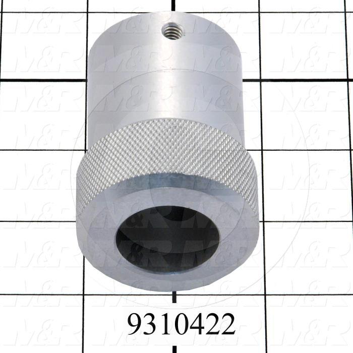 Fabricated Parts, Lock Knob, 2.63 in. Length, 2.00 in. Diameter