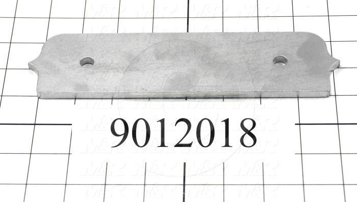 Fabricated Parts, Locking Plate, 8.50 in. Length, 2.25 in. Width, 0.25 in. Thickness