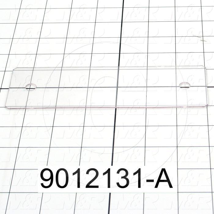 Fabricated Parts, Locking Plate Slide, 6.75 in. Length, 2.25 in. Width, 0.03 in. Thickness
